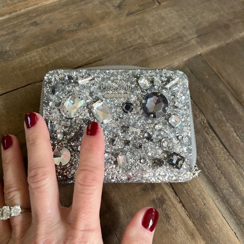 Kate Spade Brighton Lane Dani Glitter Stone Wallet - Picture 10 of 10